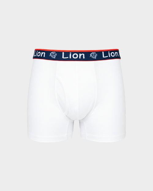 Boxer en cotton Premium en Blanc & Ceinture en Polyamide