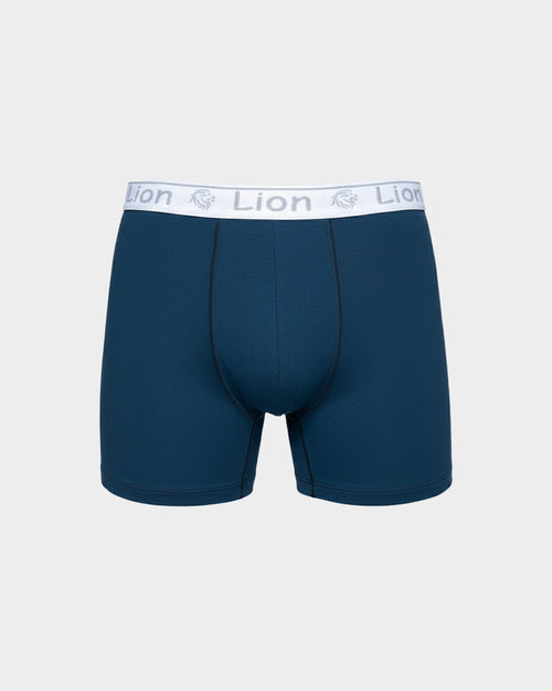 Boxer en cotton Premium en Blue Marine & Ceinture en Polyamide