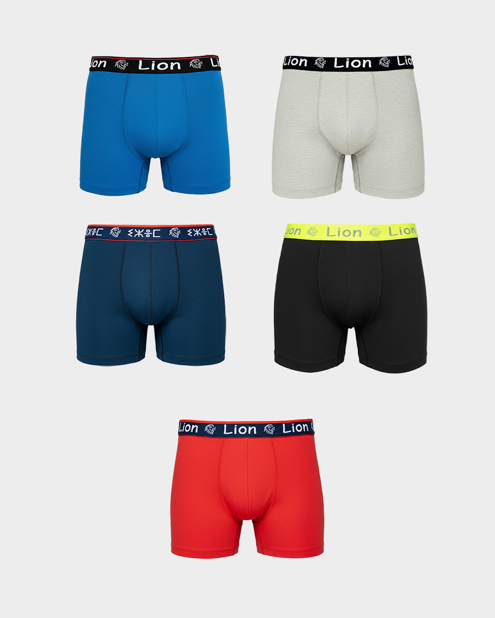 Pack de 5 Boxers en Cotton – Confort & Durable