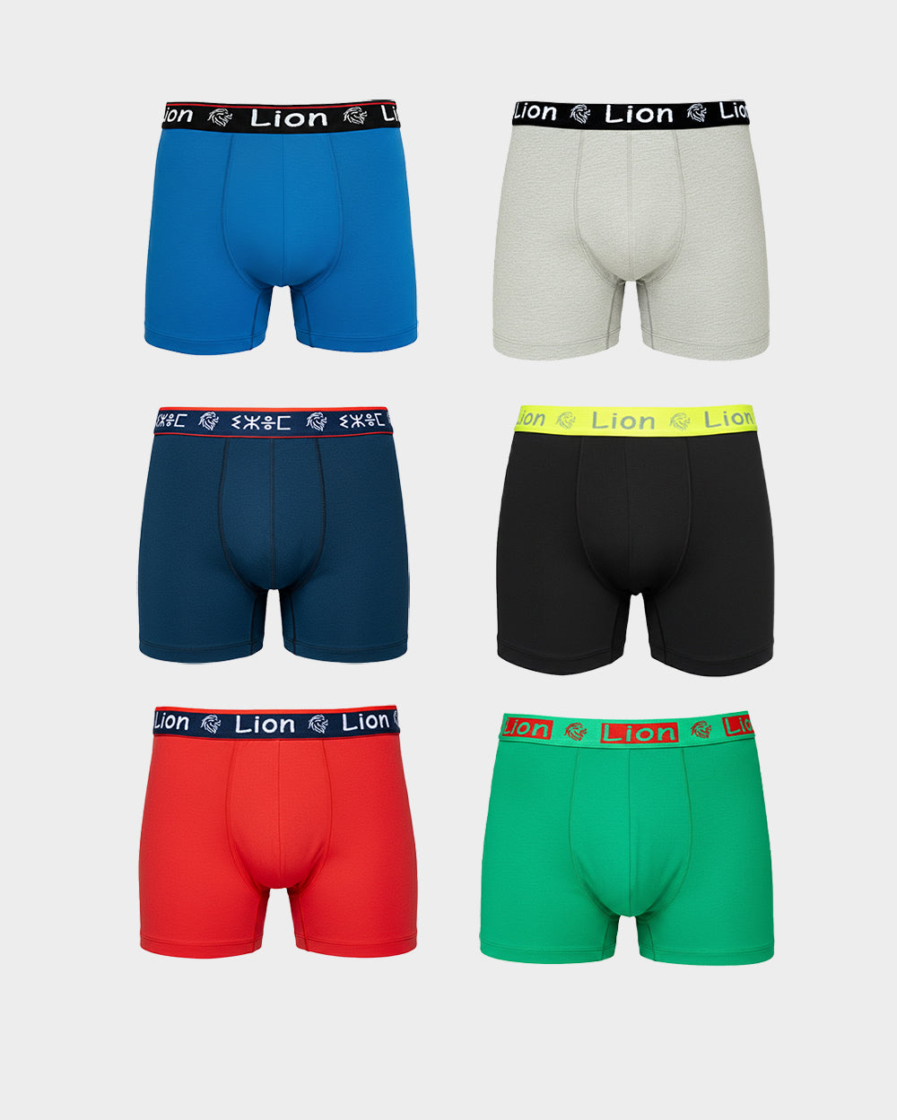 Pack de 6 Boxers en Cotton – Confort & Durable